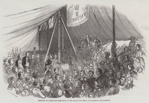Ceremony of Laying the First Stone of the Asylum for Idiots, at Earlswood, near Reigate by J. Jackson